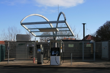 Výstavba čerpací stanice CNG